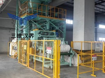 全自動噸袋包裝機(jī)助力包頭海平面高分子工業(yè)有